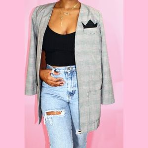SOLD‼️Vintage Plaid Blazer